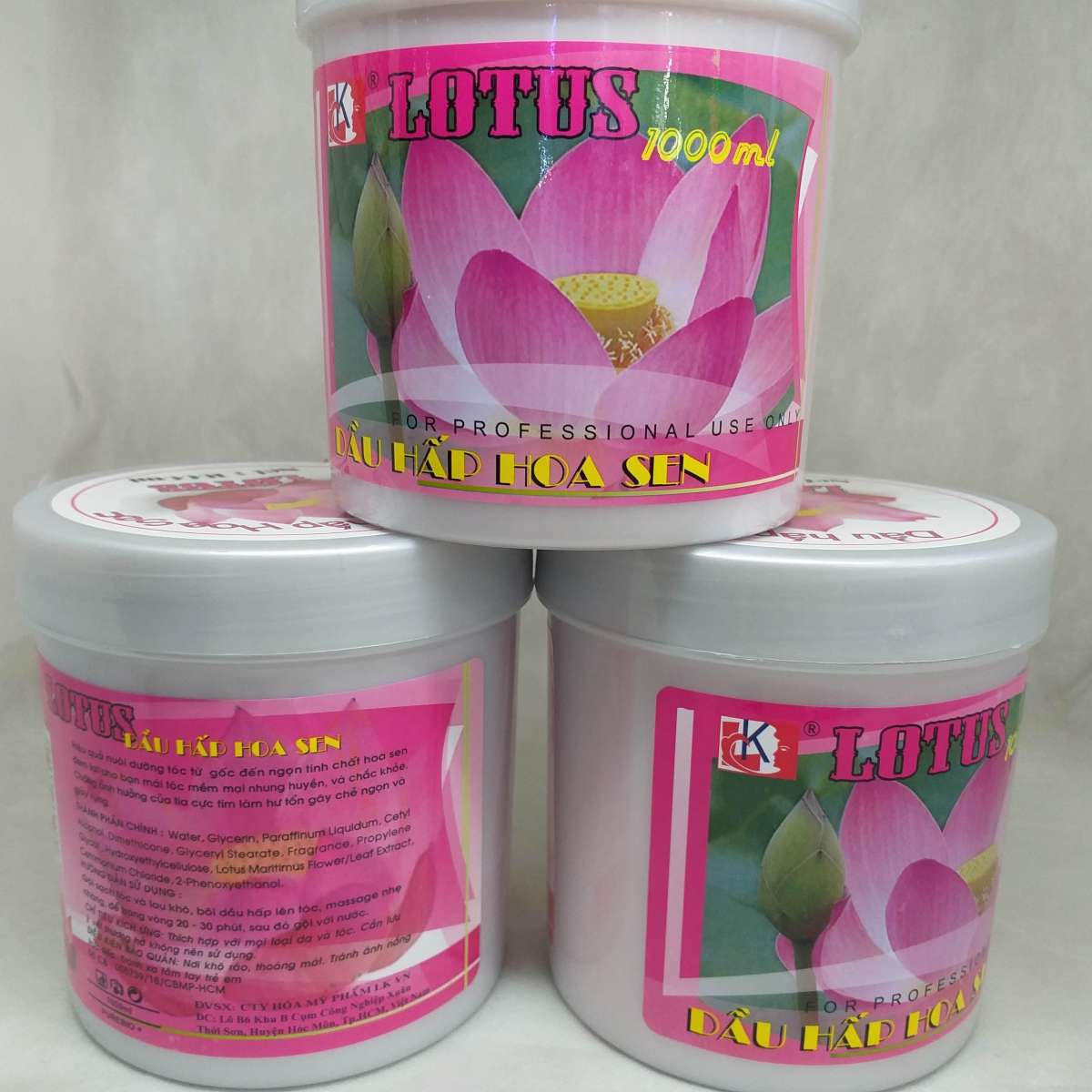 Hấp dầu ủ tóc Hoa Sen Lotus 1000ml