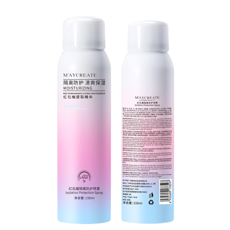 Xịt chống nắng nâng tone da Maycreate Sunscreen 150ml