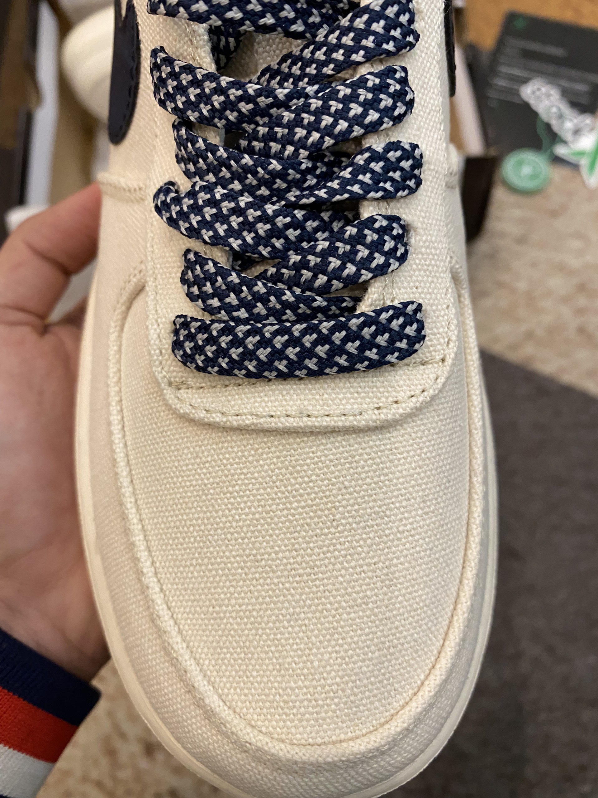 [MyGsneaker] Giày AF1 logo navy bản tiêu chuẩn