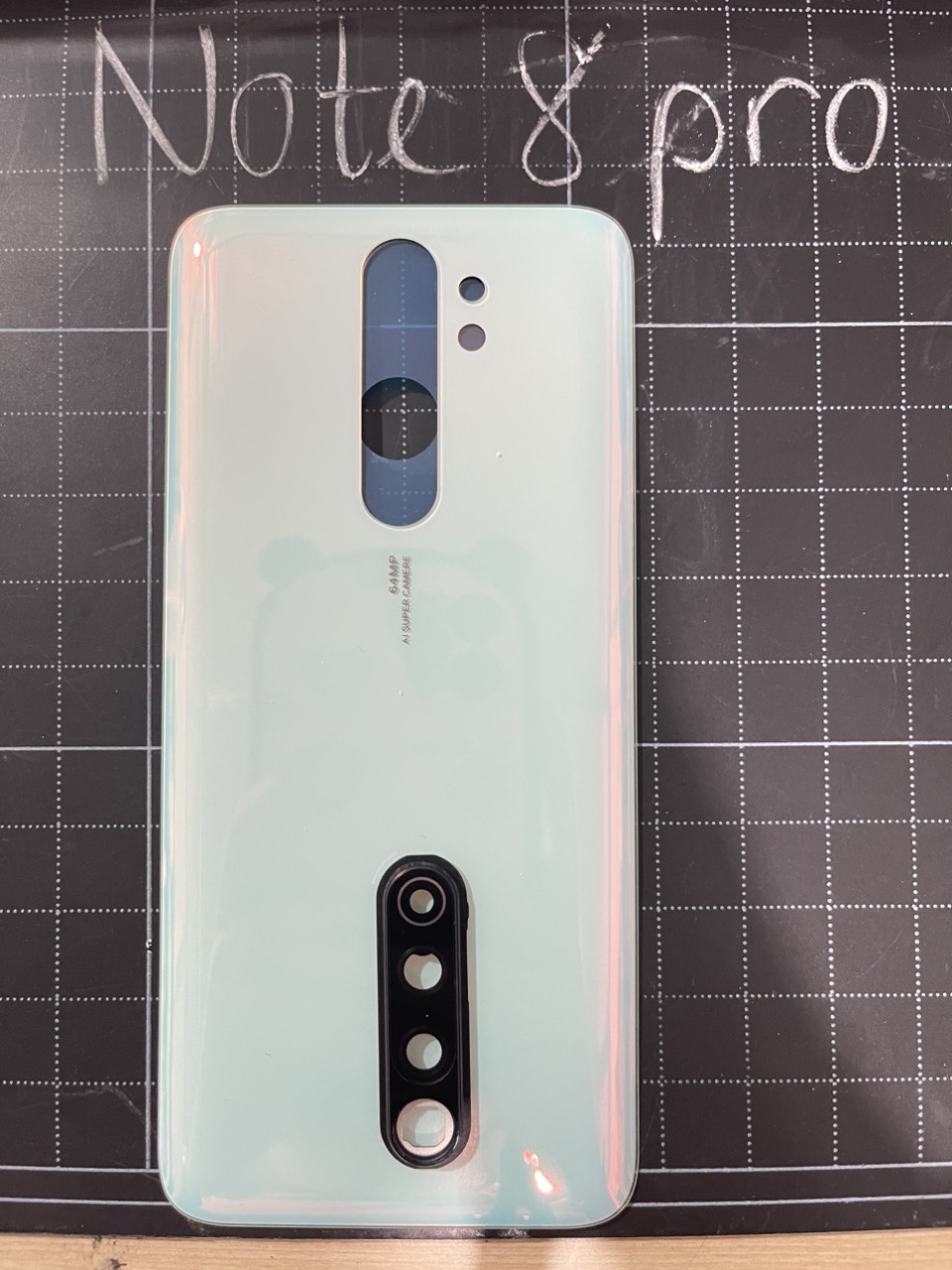 Nắp lưng thay thế Redmi Note 8 pro kèm kính camera