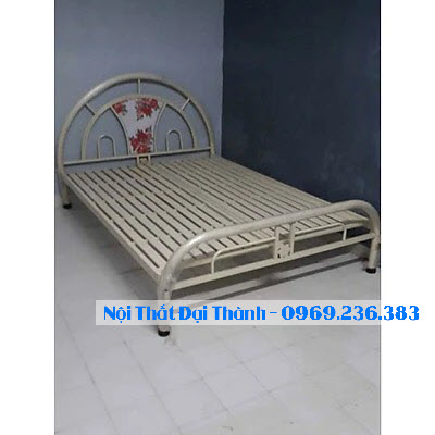 Giường sắt cao cấp 1m6 x 2m Đại Thành mẫu mới