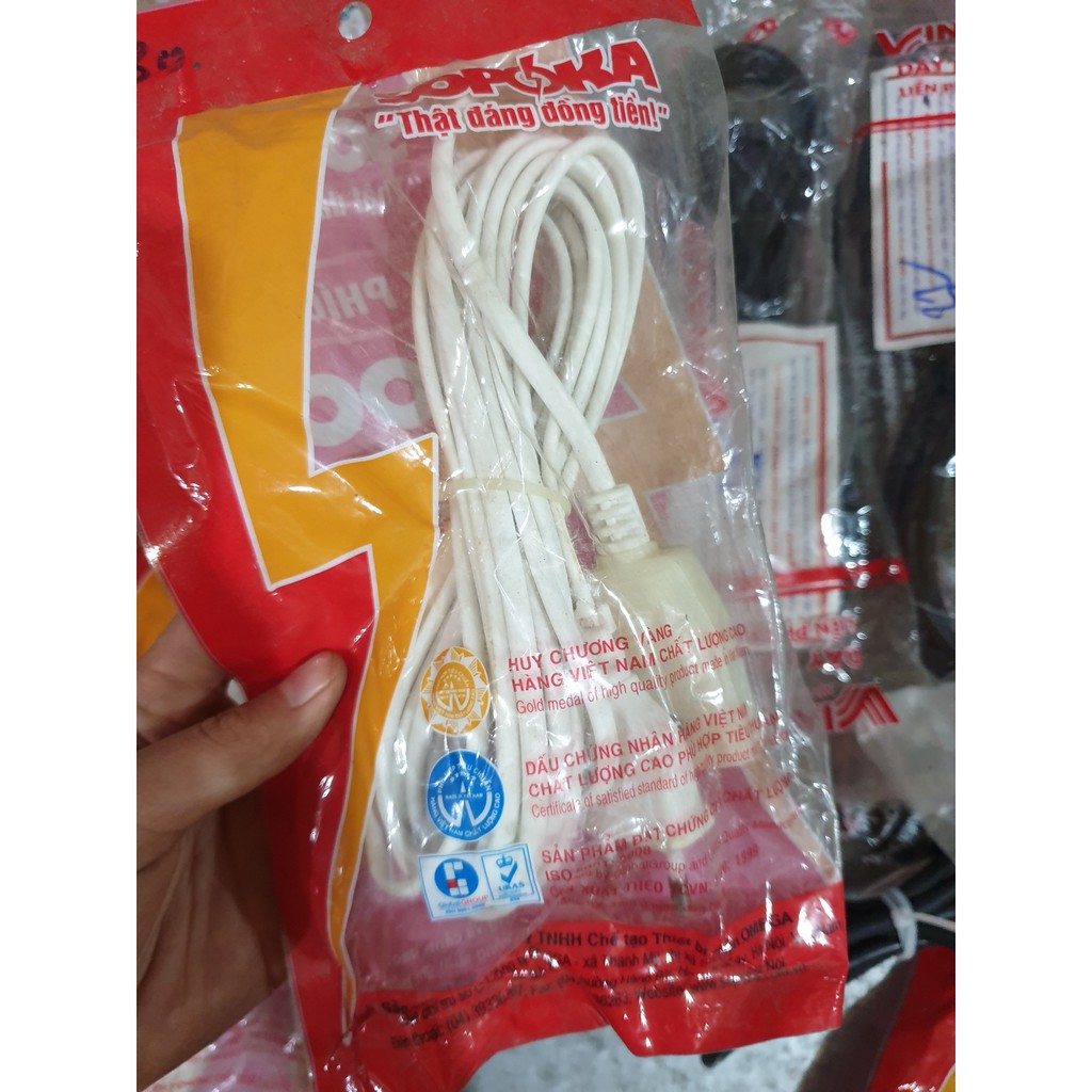 Dây phích âm sopoka 1200w n9 3,9m