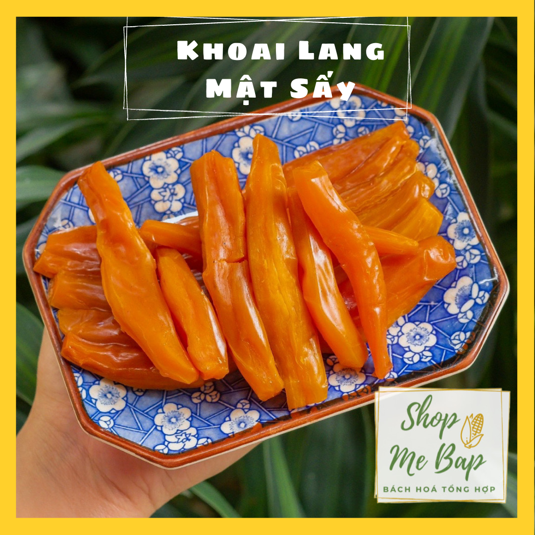 Khoai Lang Mật Sấy Dẻo Nguyên Củ 250g (túi hút chân không) - Shop Mẹ Bắp - Đặc Sản Đà Lạt