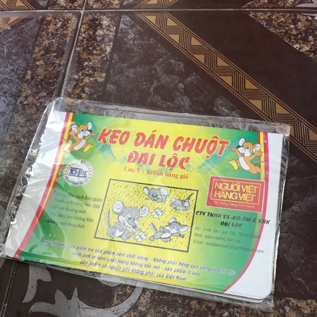 Combo 10 miếng keo dính chuột hàng việt nam