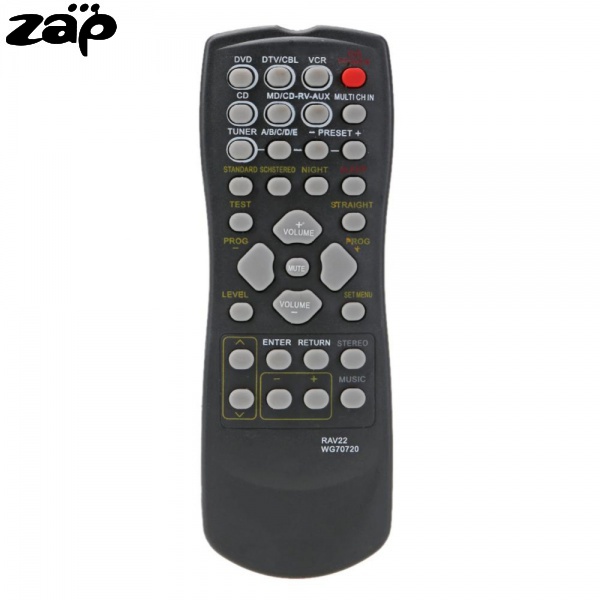 Rav22 remote control replacement for yamaha cd dvd rx-v350 rx-v357 rx-v359 multi-functional smart remote controller
