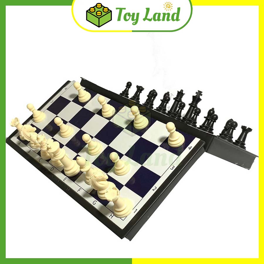 [Sato] Bộ Cờ Vua Trắng Đen Size Lớn Có Nam Châm Loại Cao Cấp Đồ Chơi Trí Tuệ Thể Thao Board Game Cờ Quốc Tế