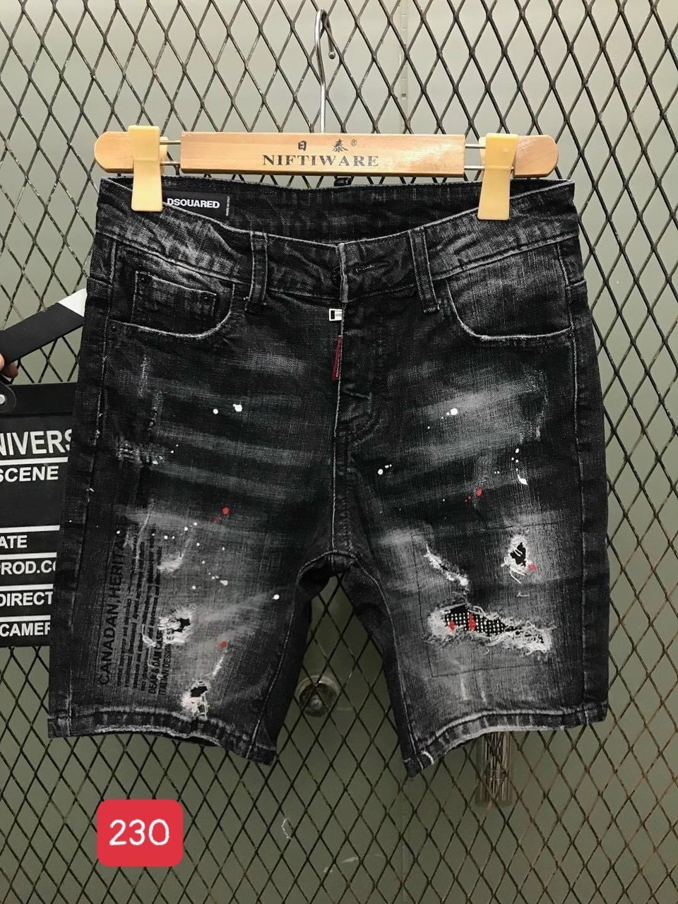 quần short jean nam đen rách nhẹ nhiều mẫu cực đẹp,quần bò jean nam ngắn cao cấp vải dày co giãn tốt KAYSTORE ONLINE 28/06