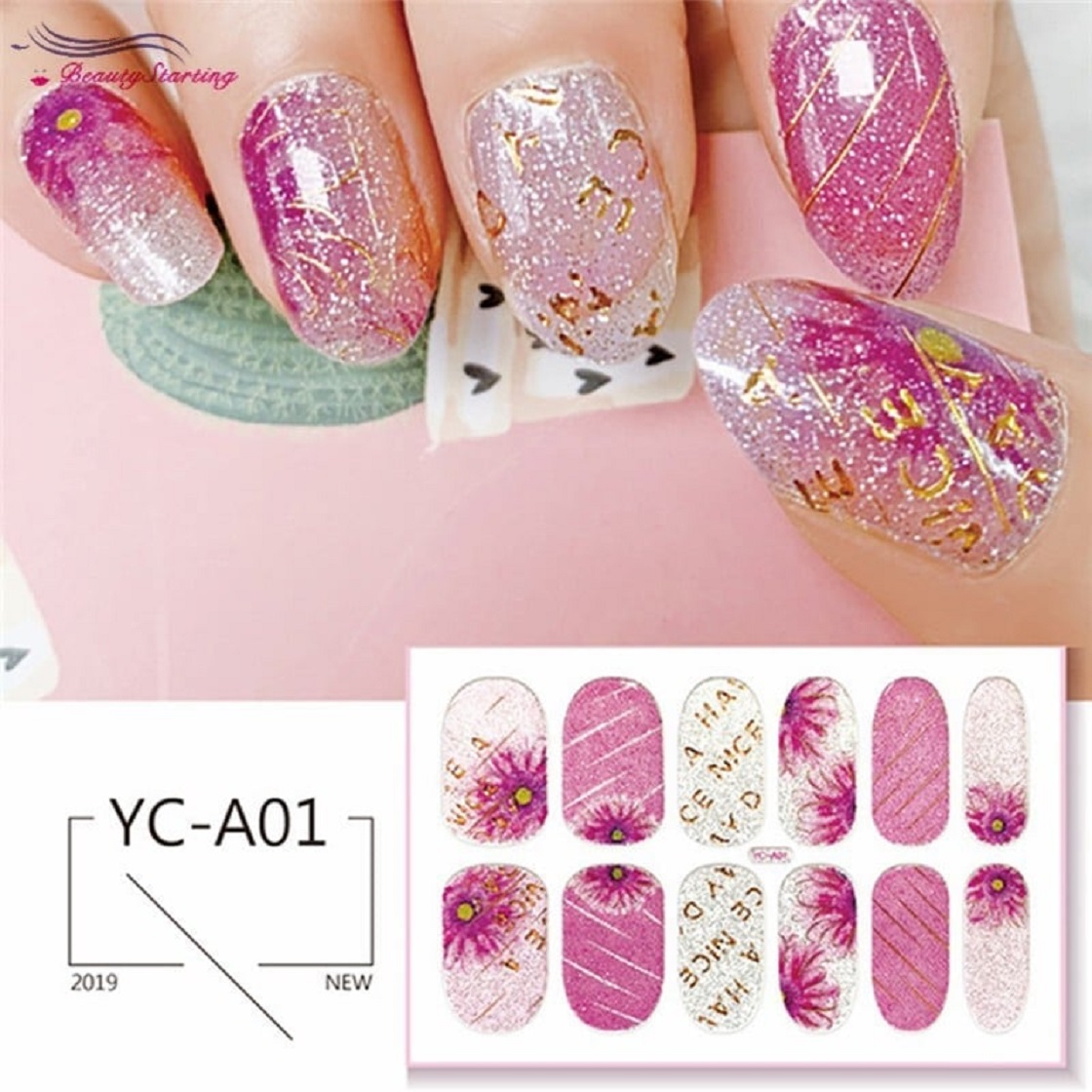 Sticker 3D cao cấp trang trí móng Hàng Mới Về