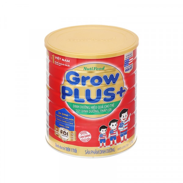 Sữa Nutifood Grow+ đỏ 1.5kg date 9/25