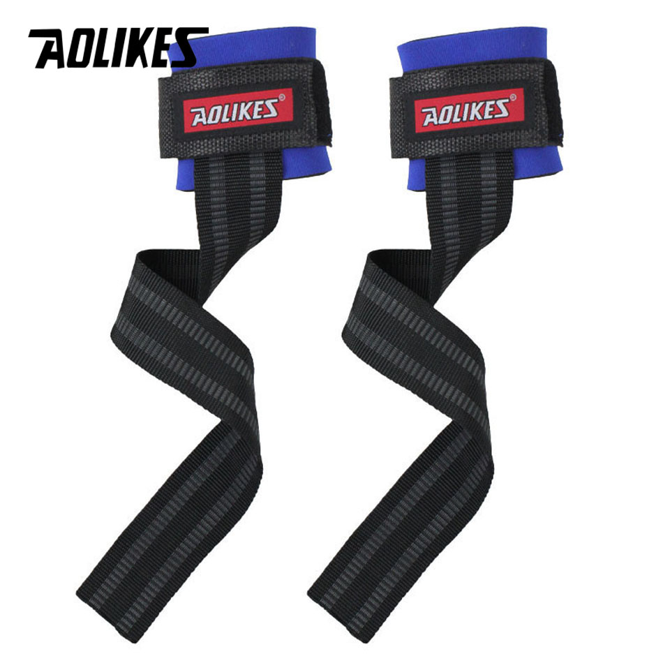 Dây đeo cổ tay tập gym nâng tạ cao cấp AOLIKES A-7638 Sports Fitness Protection Help Wristbands