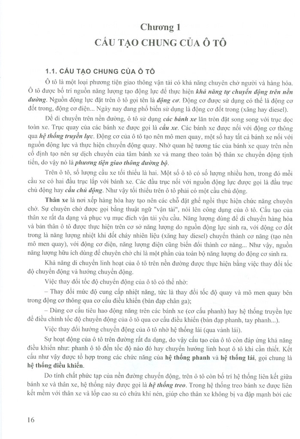 Kết Cấu Ô Tô