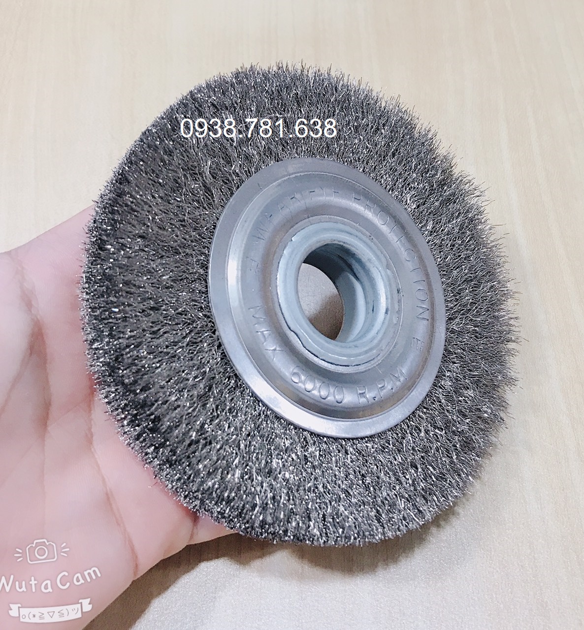 Bánh cước Inox 125x20x25.4(0.2-0.3)