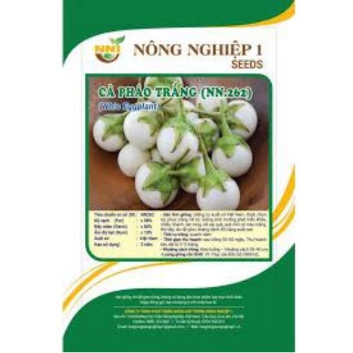 Hạt giống cà pháo trắng cao sản