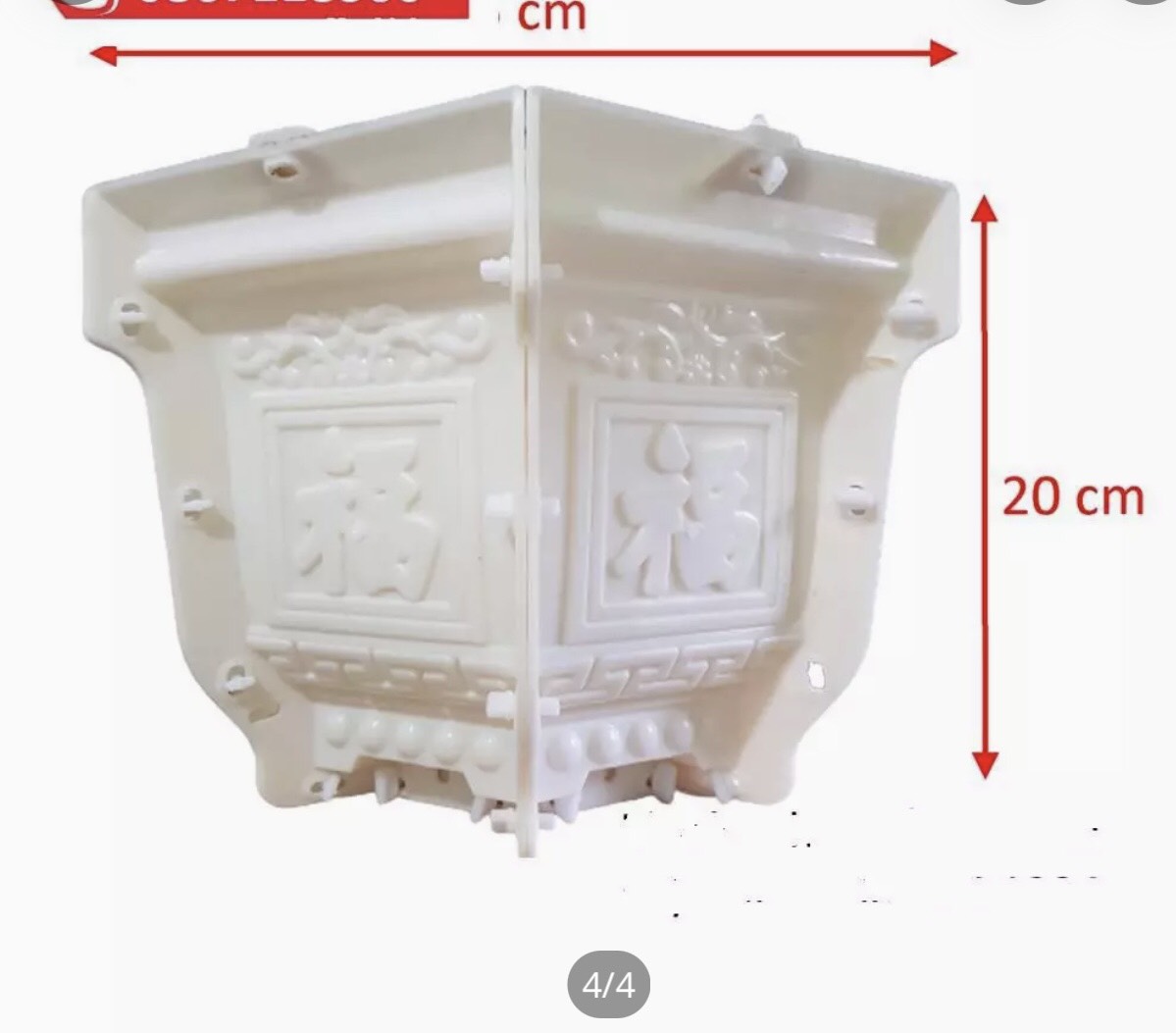 Khuôn chậu đẹp lục giác 20