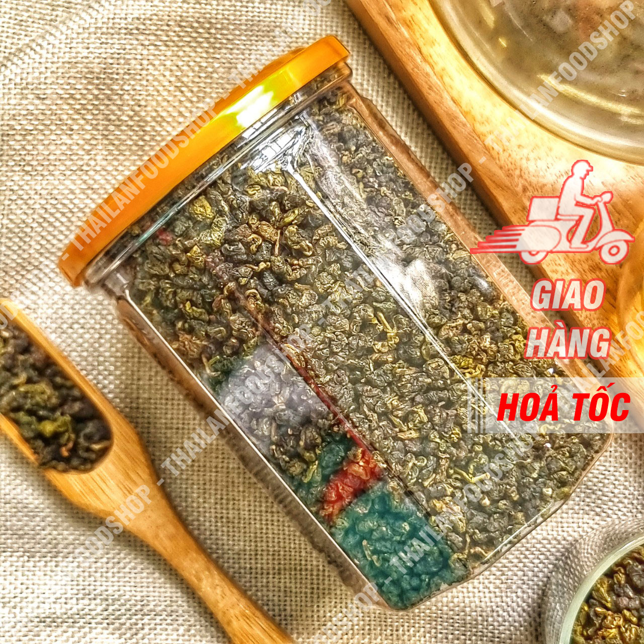 Trà Ô Long Lâm Đồng Lon 300Gram & 250Gram (Wulong - Oolong)