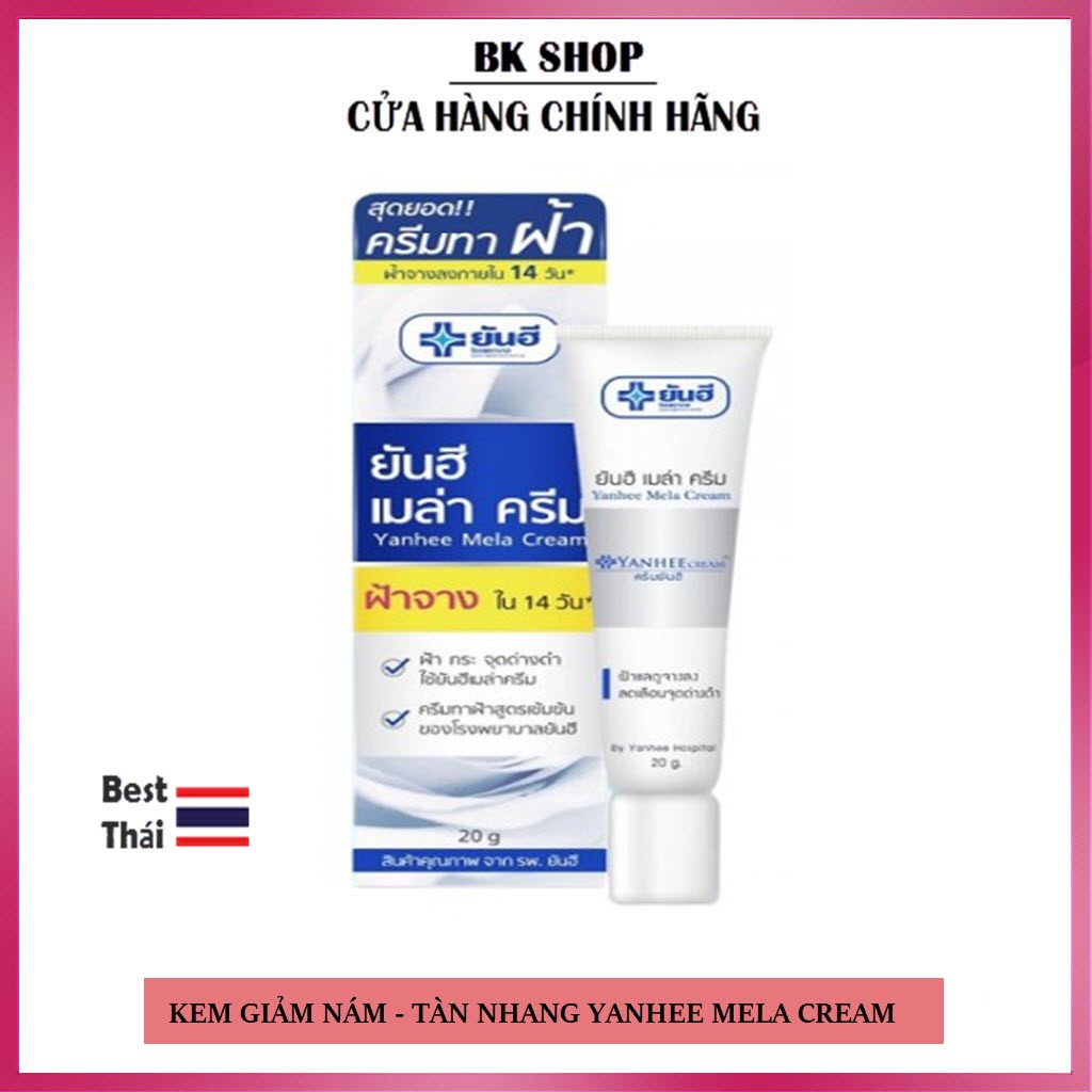 Kem nám tàn nhang Yanhee Mela Cream Thái Lan 20g