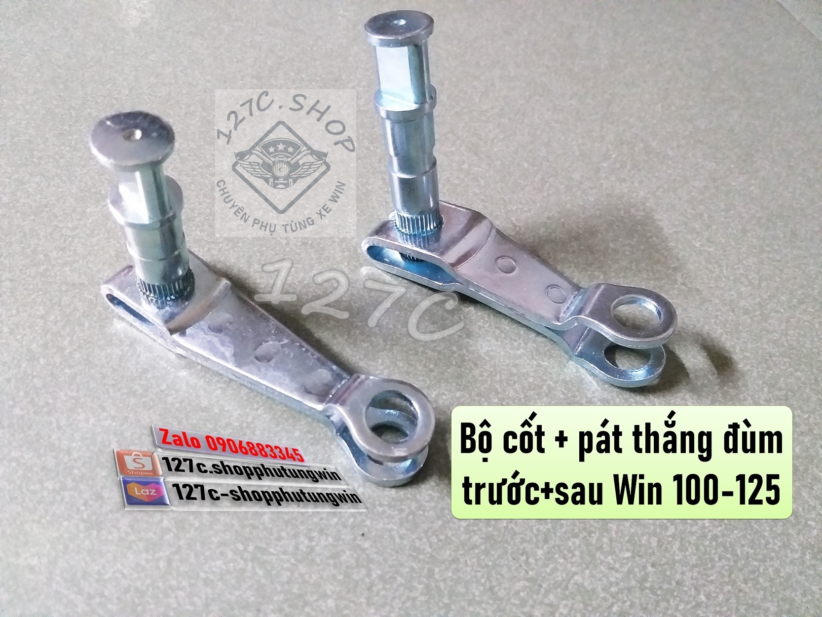 Bộ cốt + pát thắng đùm trước sau Win 100 Win 125