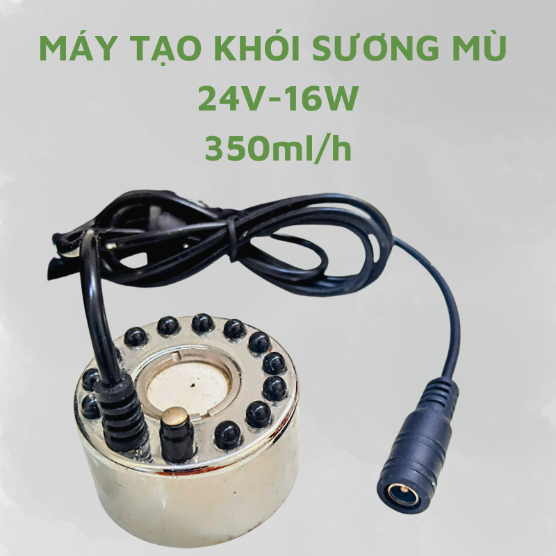 Máy tạo khói sương mù + 12 LED đổi mầu ko bao gồm nguồn