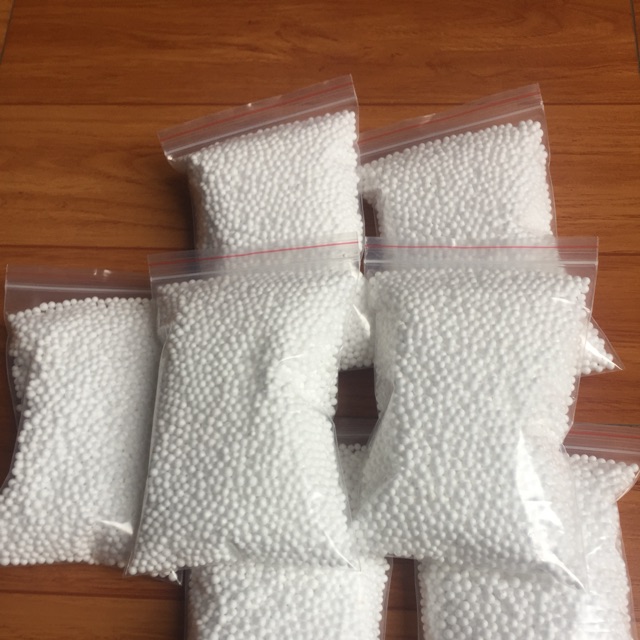 Hạt xốp câu lăng xê, hạt xốp gói quà, hạt xốp trắng