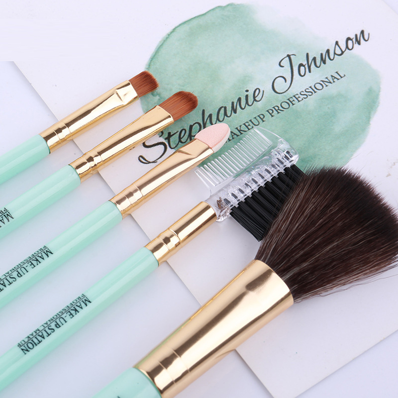 Makeup Brush sets personalized 5 dish (multi-color) blush Brush eyeshadow brush medium and small paint brush lipstick brush comb eyelash and eyebrow brush applicator canopy eyeshadow [suit makeup tools makeup brush makeup brushes Brush Foundation]