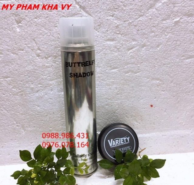Combo Gôm Sáp Vuốt Tóc Nam Variety và Gôm Xịt Tóc Butterfly Shadow