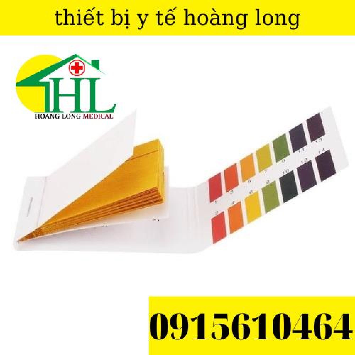 [1 Hộp 20 Tệp ] Giấy Quỳ Tím Thử Độ pH Thang Đo Từ 1 Đến 14