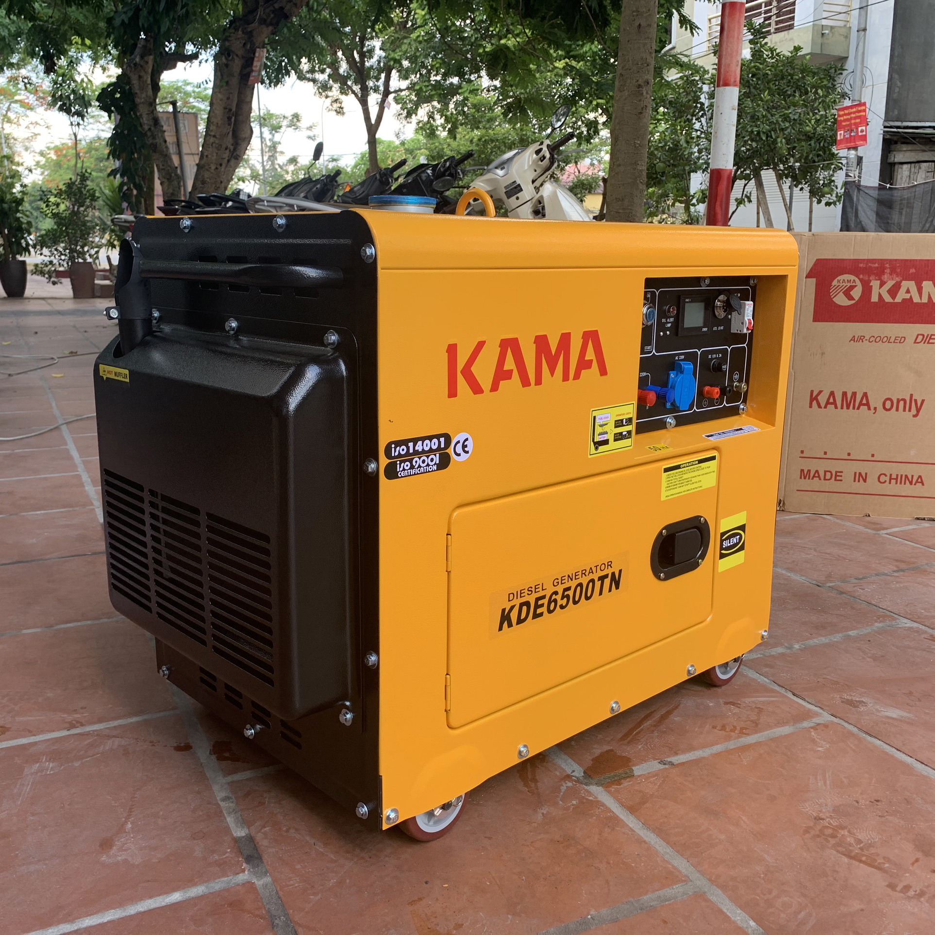 Máy Phát Điện Chạy Dầu 5Kw Kama KDE6500TN