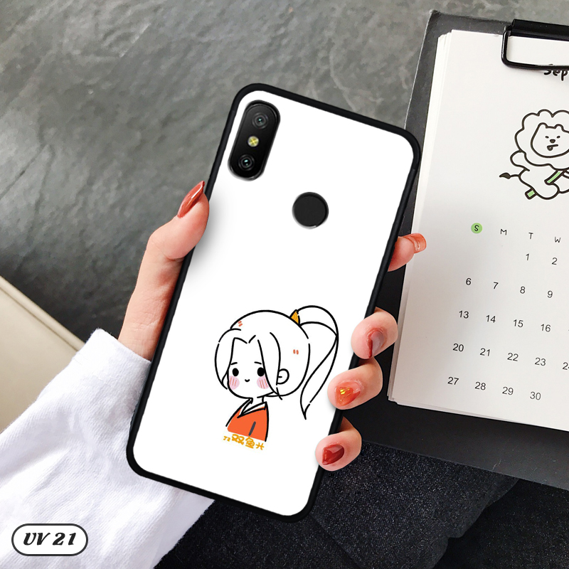 Ốp xiaomi mi a2 lite lưng nhám -ngộ nghĩnh