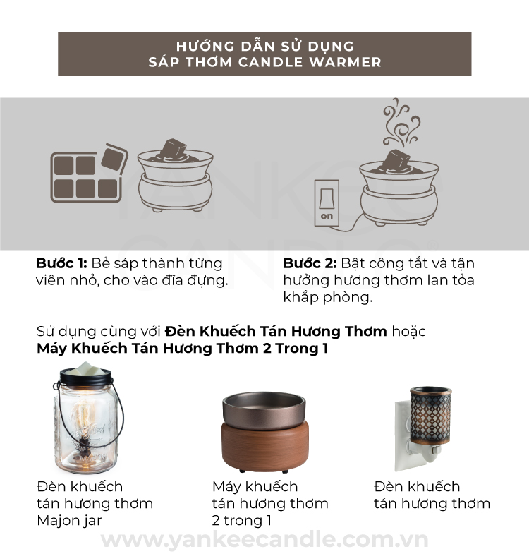 Sáp thơm Candle Warmer - Vanilla Bean