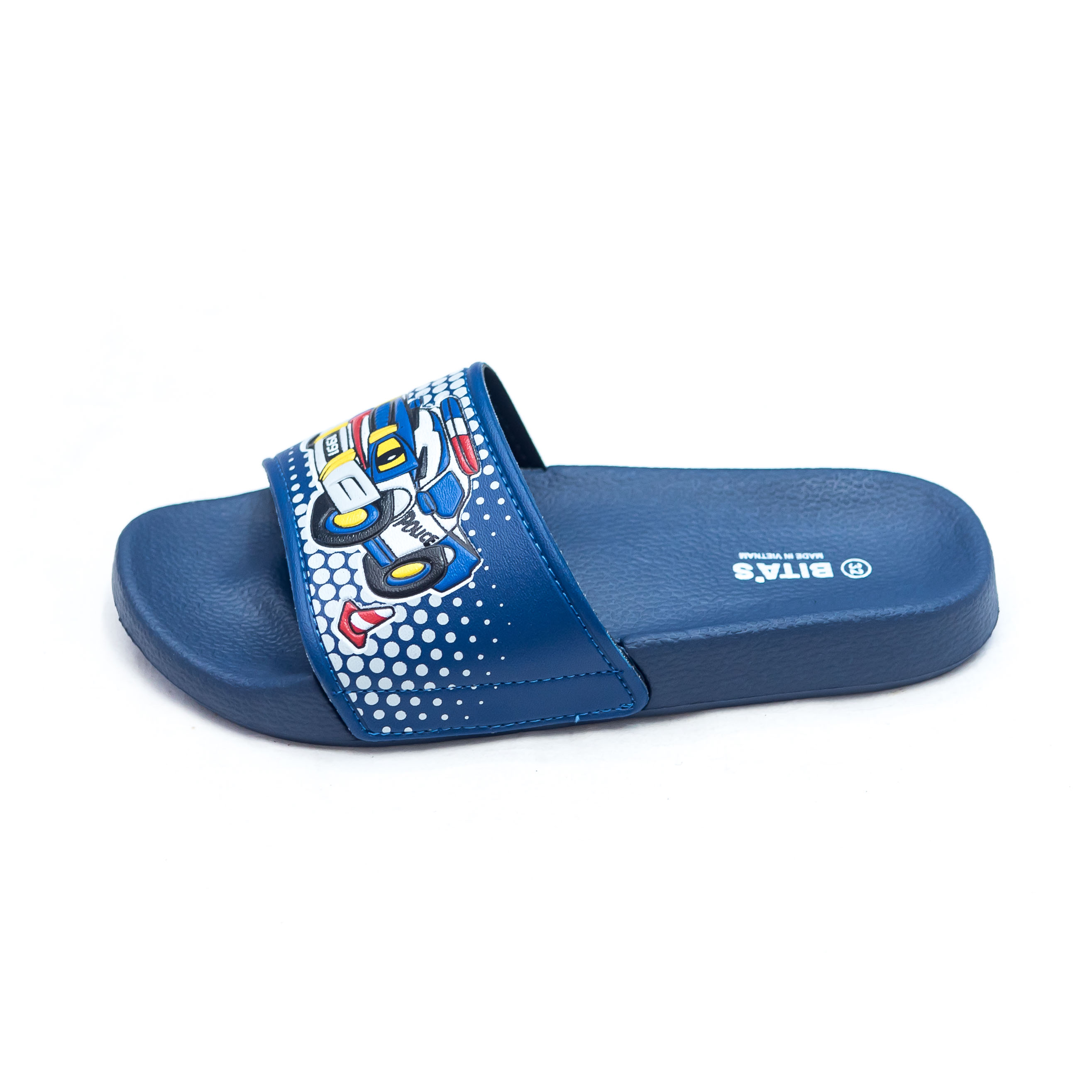 [Hoàn Xu] [FORM TO GIẢM 2 SIZE] DÉP LÊ QUAI NGANG BÉ TRAI BITA'S HOẠT HÌNH EBY.17 (ĐEN + ĐỎ + NAVY + XÁM) - BITAS