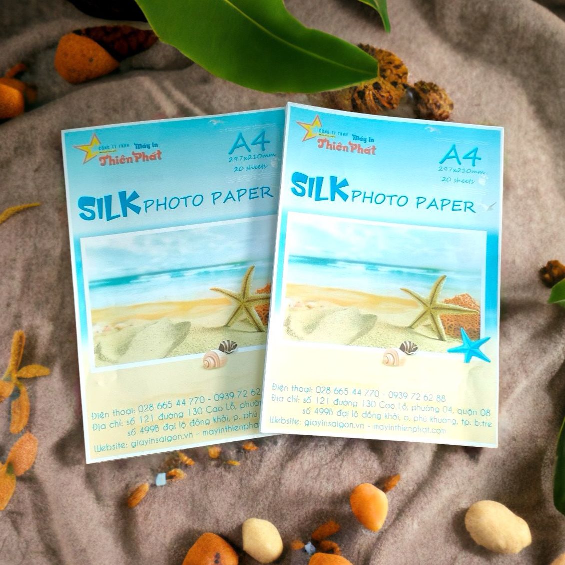 GIẤY IN ẢNH RC LỤA KHỔ A4- ĐL 260GSM