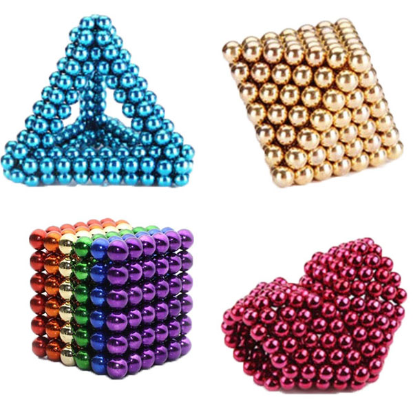 Bi nam châm tròn - Bucky ball 5mm (216 viên, 8 màu), Bi nam châm tròn - bucky ball 5mm 8 màu giúp tăng khả năng tư duy, sáng tạo, Bi nam châm, Khối bi tròn, Khối bi nam châm xếp hình, ,