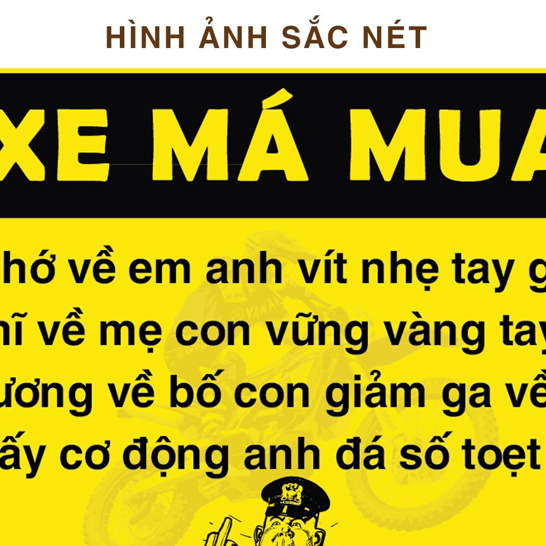 Combo 2 Logo Sticker dán xe máy Xe Má Mua