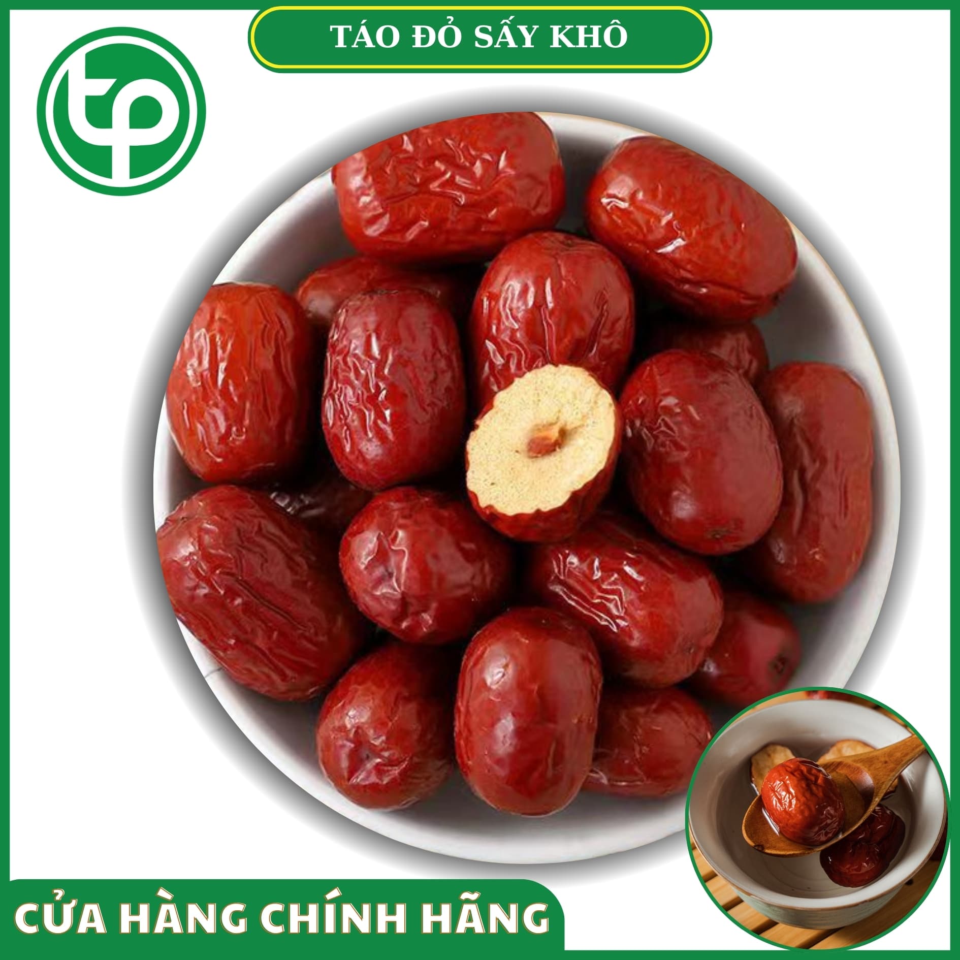 [HOT] Táo đỏ sấy khô loại nhất 500g - Thảo Dược Tấn Phát