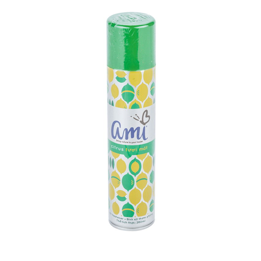 Bình xịt phòng Ami 280ml- Pink May thơ mộng
