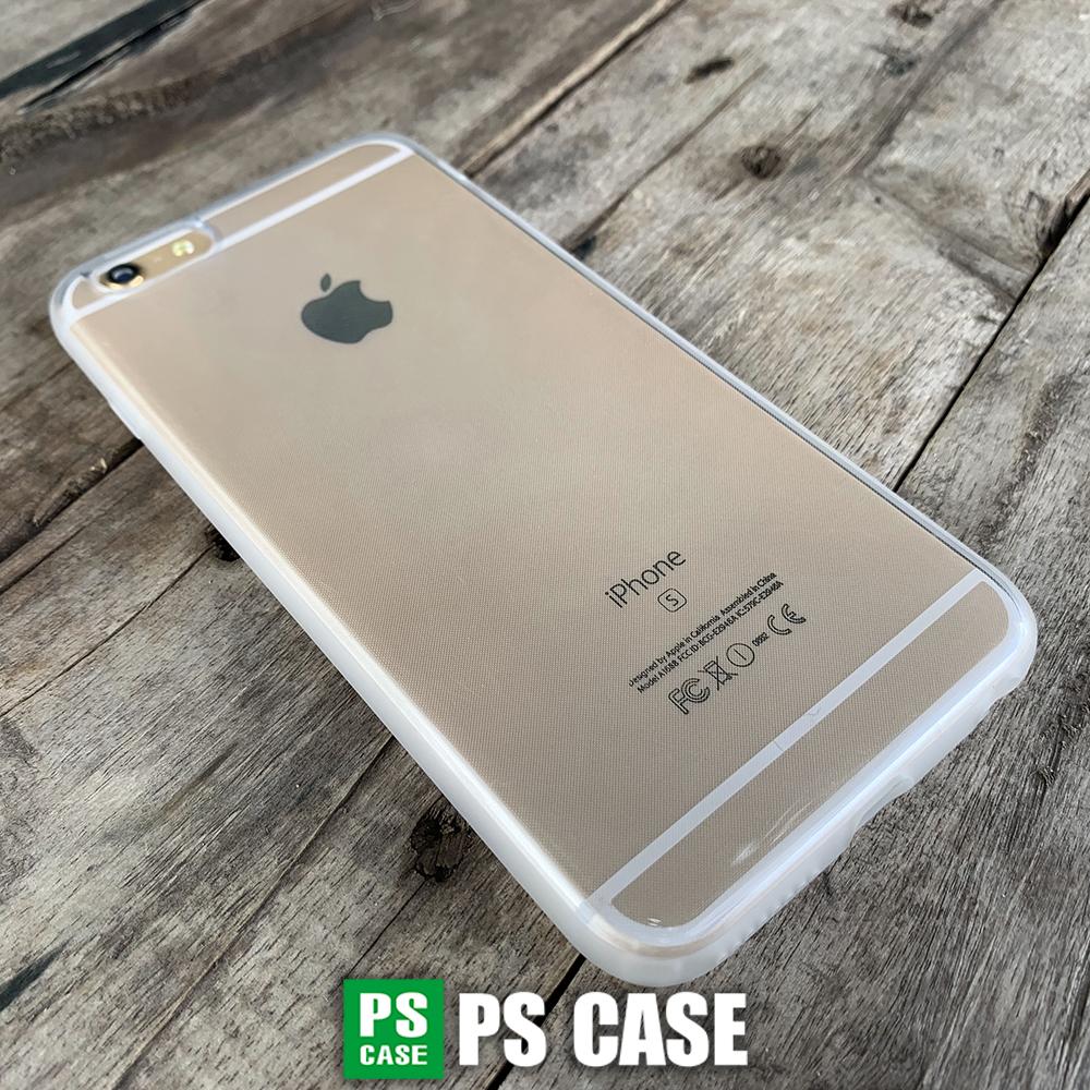 Ốp lưng dẻo trắng mờ chống sốc cao cấp dành cho iPhone 6 Plus / iPhone 6s Plus - PS Case phân phối
