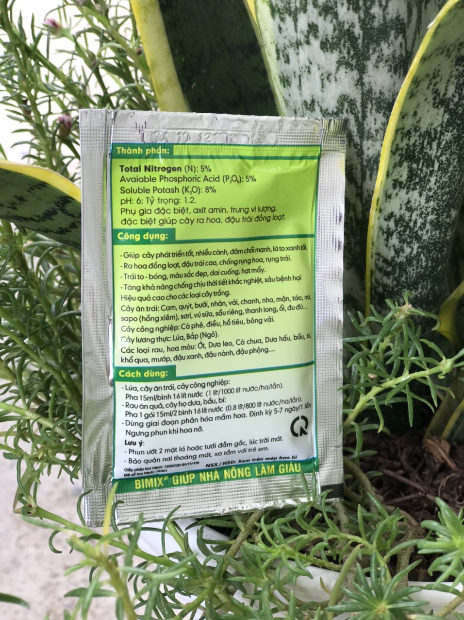 2 gói Siêu ra hoa đậu trái Bimix super seeds