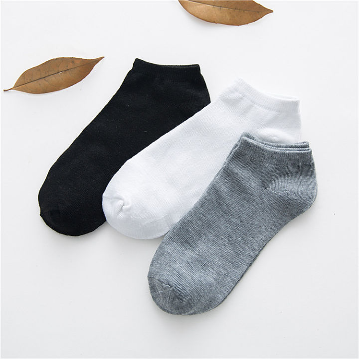 Vớ cotton trơn cổ ngắn Hàn Quốc