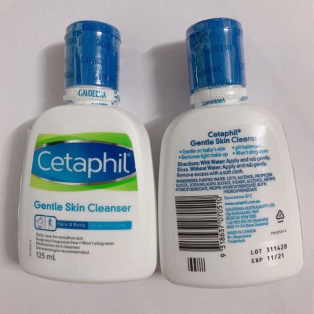 [HCM]Sữa Rửa Mặt Cetaphil Gentle Skin Cleaner 125ml