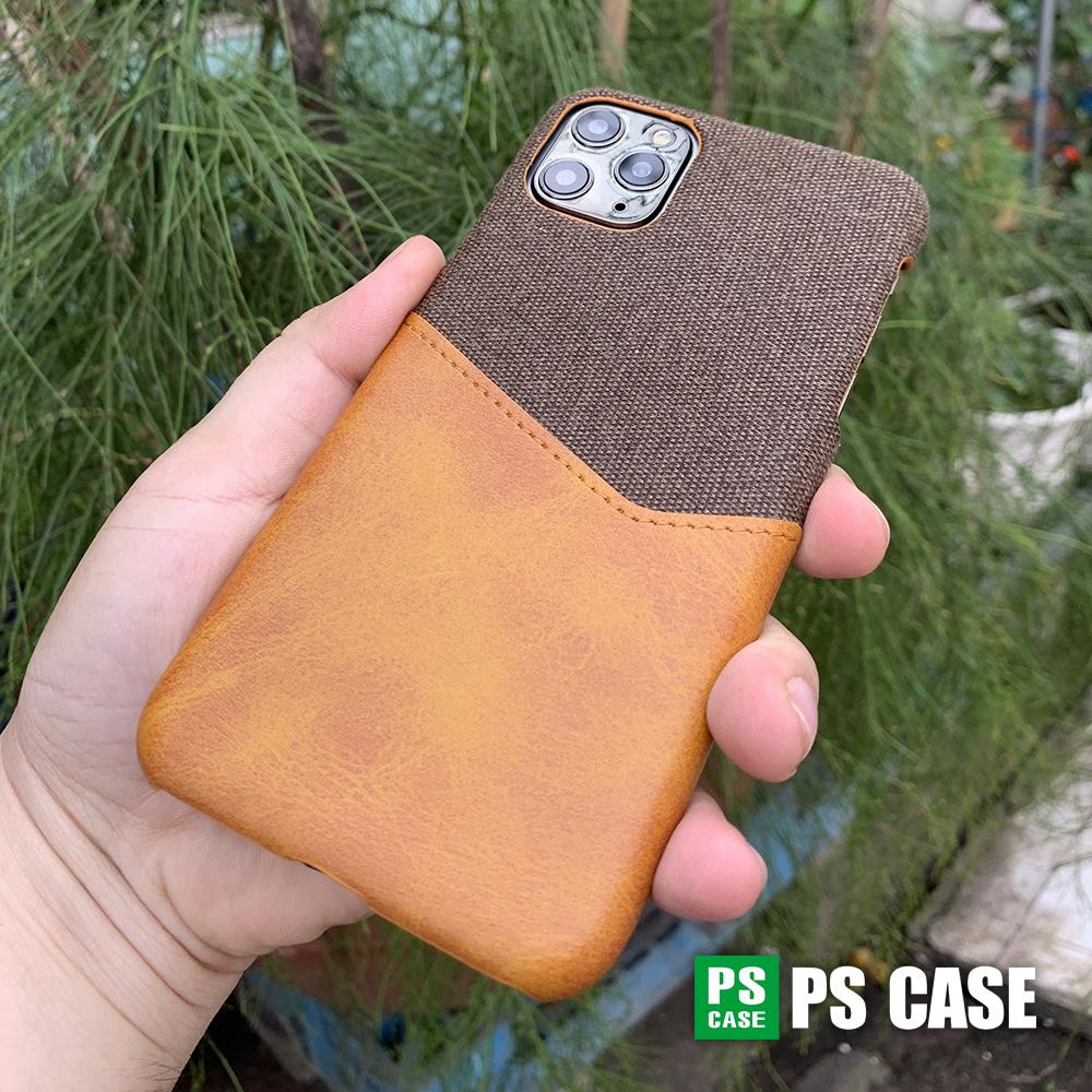 Ốp da vải kiêm ví dành cho iPhone 11 Pro Max - PS Case Phân Phối