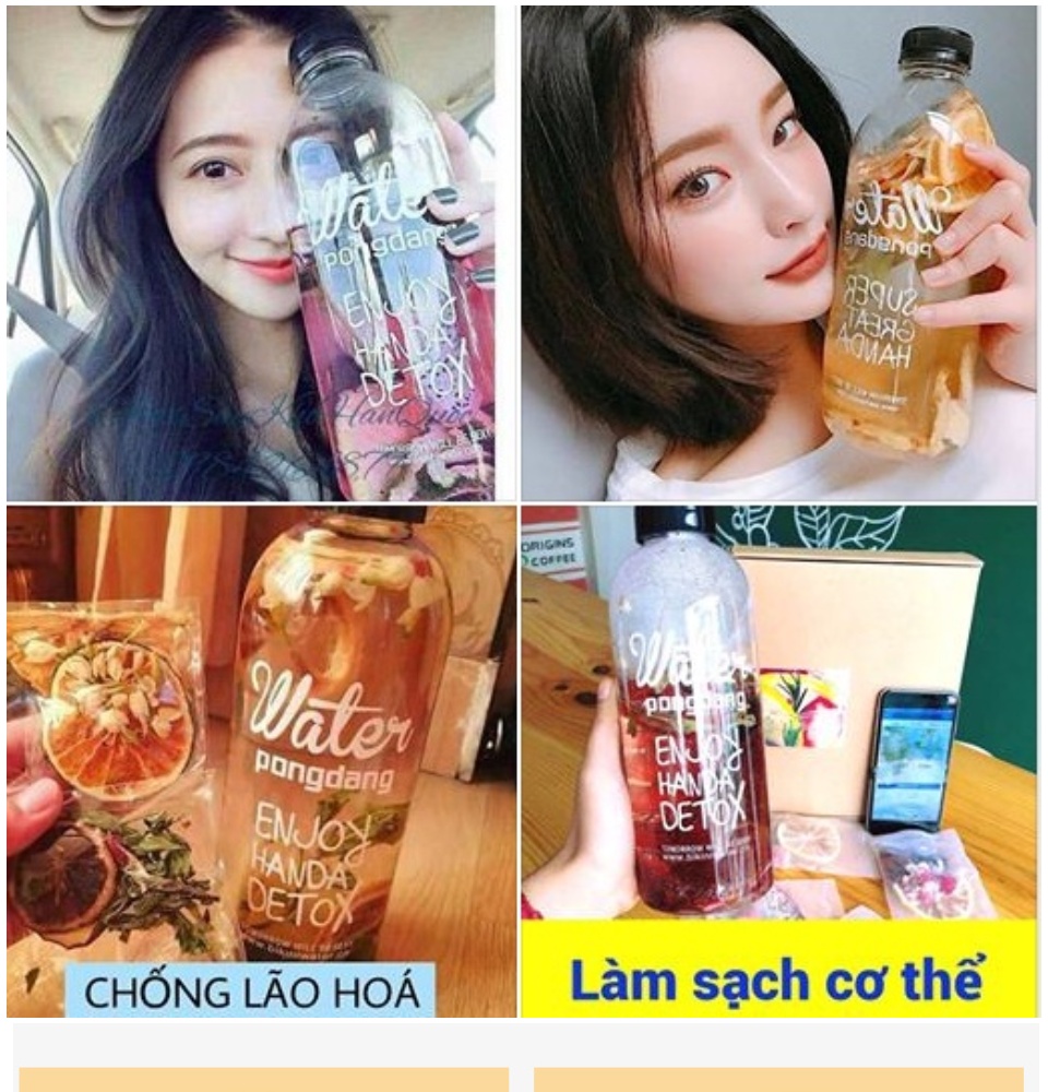 [HCMC] detox Korea weight loss dried fruit tea set (real photo) without box bottle