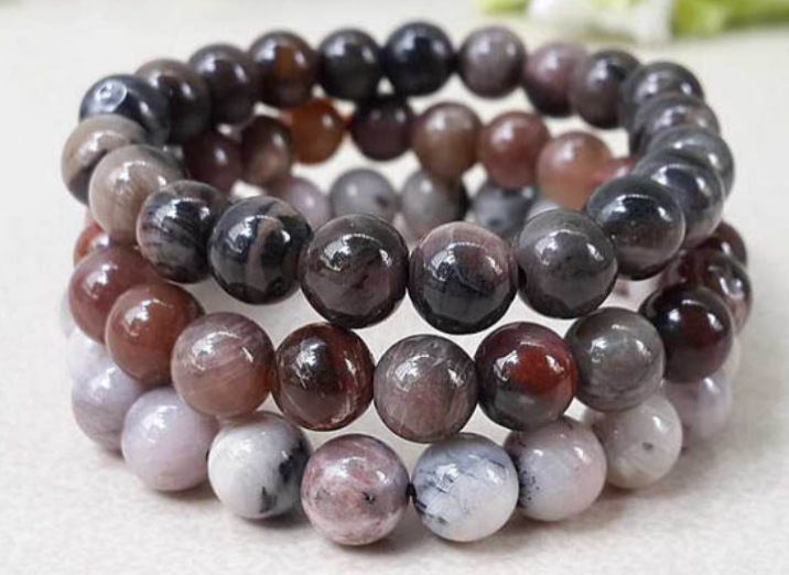 [HCM]( SELL HOT) VÒNG TAY GỖ HÓA THẠCH TỰ NHIÊN 8LY-10LY-12LY-14LY-16LY THỜI TRANGVÒNG TAY MẠNG THỔ-MỘC