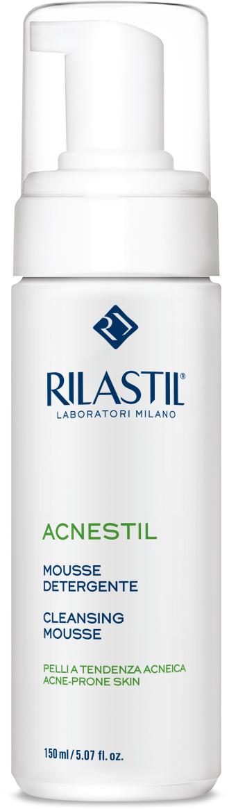 Bọt rửa mặt dành cho da mụn Rilastil Acnestil Face Cleansing Mousse 150ml