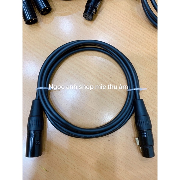 Dây Mic Canon 2 Đầu Đực Cái (XLR-XLR) của Đức dài 2m
