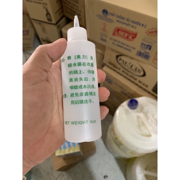 Tẩy Rỉ Sét Trên Vải Rust Go