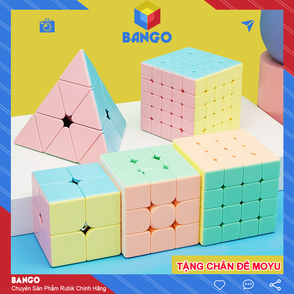 Rubik 3x3 2x2 4x4 5x5 Tam Giác Pyraminx Moyu Meilong Macaron Giá Rẻ Đồ