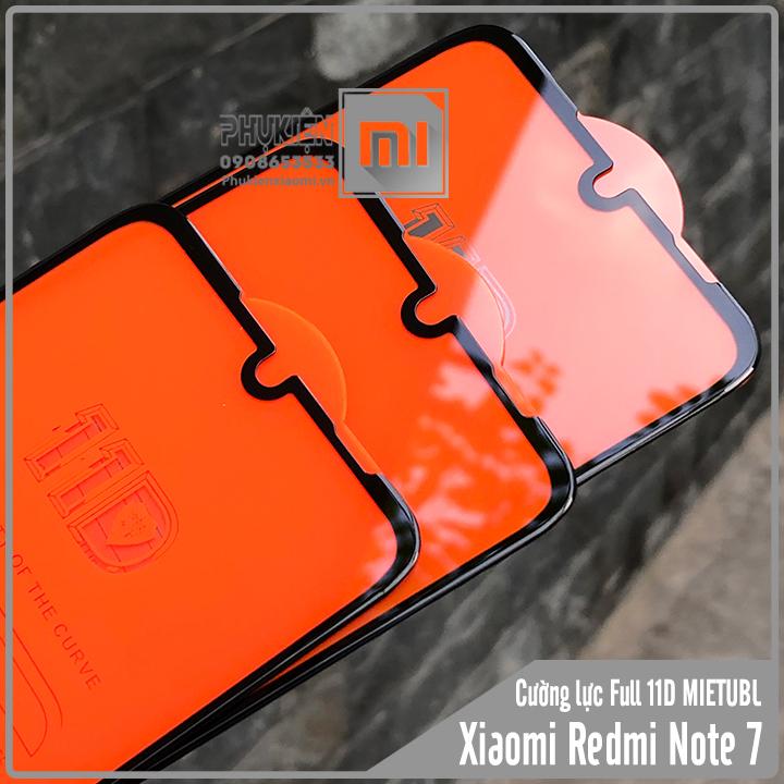 Kính cường lực 11D cho các dòng máy Xiaomi Redmi Note 9S / Note 9 Pro / Note 8 / Note 8 Pro / Redmi 7 / Redmi Note 7 /  Note 6 Pro / Note 5 Pro / Redmi K20 / Redmi 6 Pro / Poco F1  Full viền Đen MIETUBL