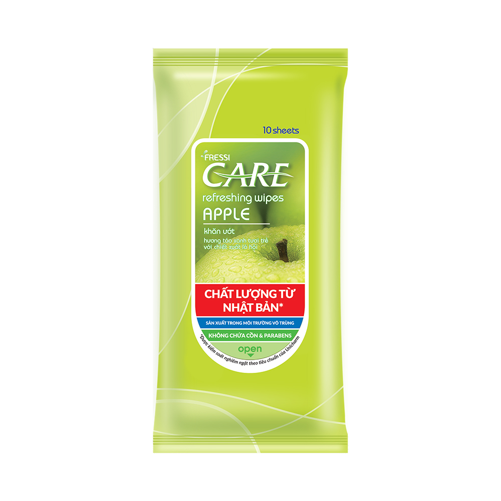 Combo 6 khăn ướt Fressi Care Apple 20 miếng