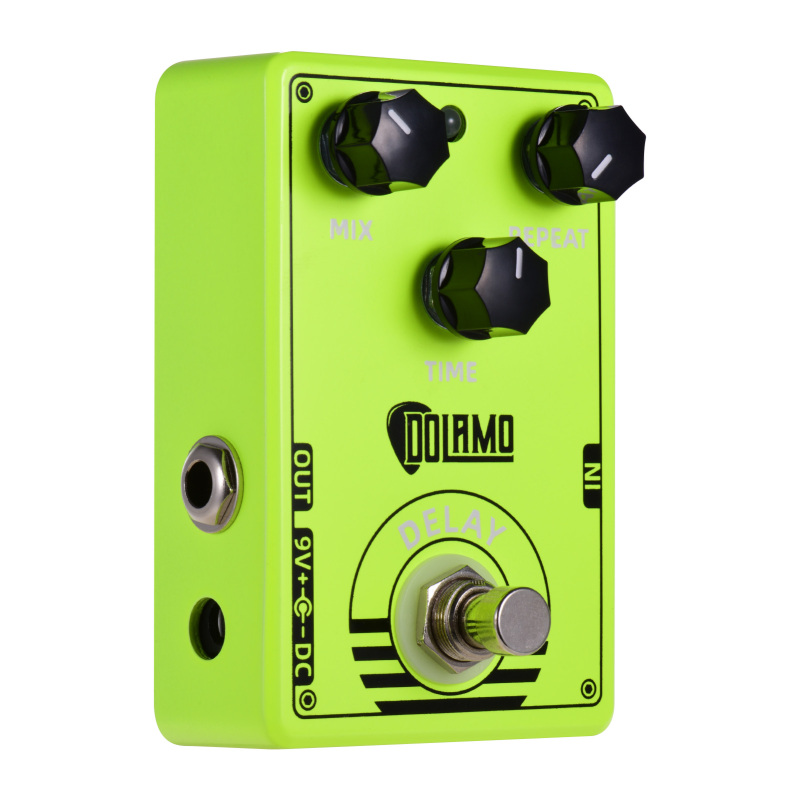 Dolamo D-14 Delay Guitar Effect Pedal Delay Pedal with Mix Repeat and Time Controls True Bypass Design for Electric Guitar