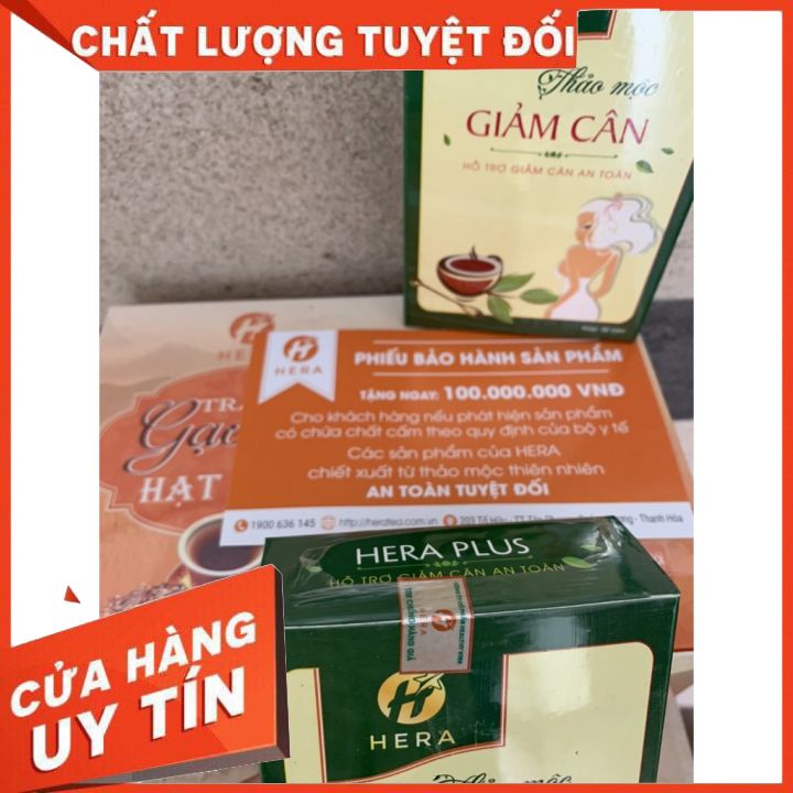 Thảo mộc hỗ trợ giảm béo Hera Plus 30 viên